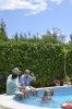 Relaxing round the pool