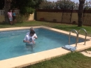 A baptism!
