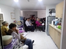 Some had to sit in the kitchen! Too many for the main hall