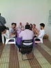 Young people outside having fun