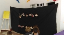 Puppet show by the children in full swing - El espectÃ¡culo de los tÃ­teres  por los niÃ±os en pleno